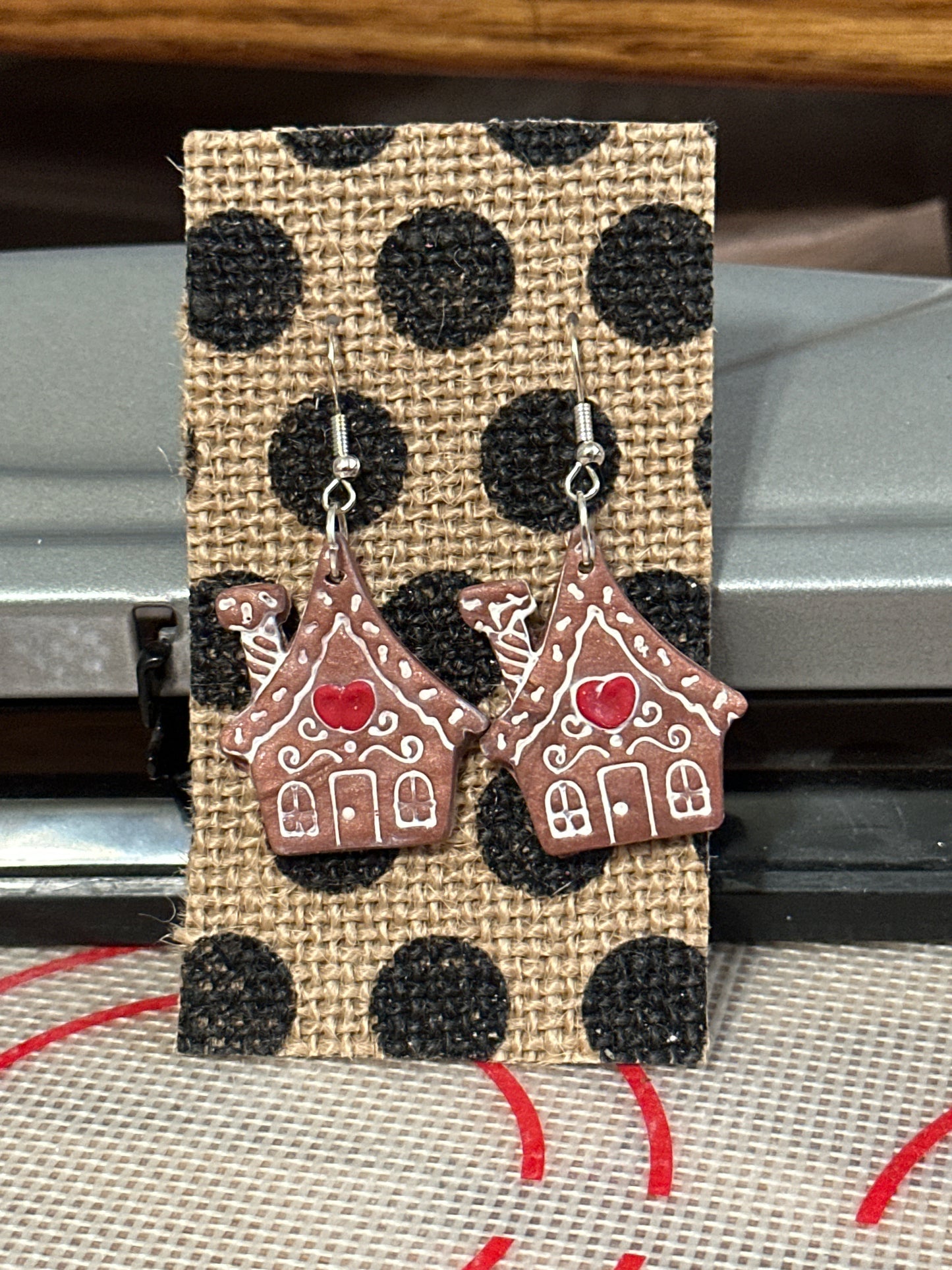 Christmas Clay Earrings