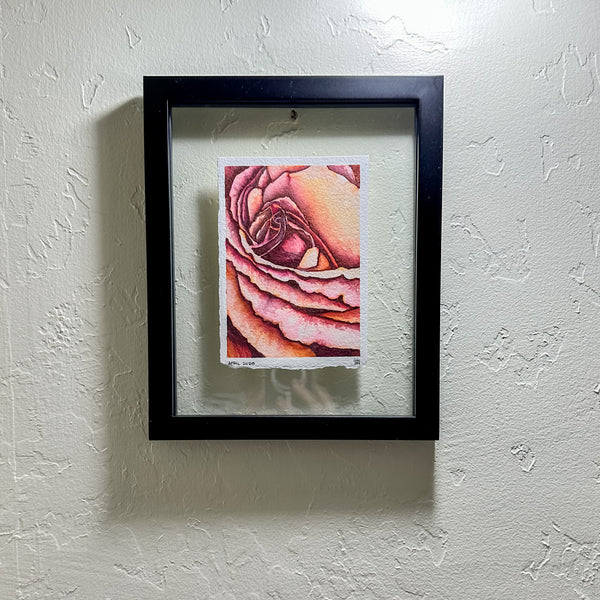 Sweetness & Strength: Framed Original Watercolor