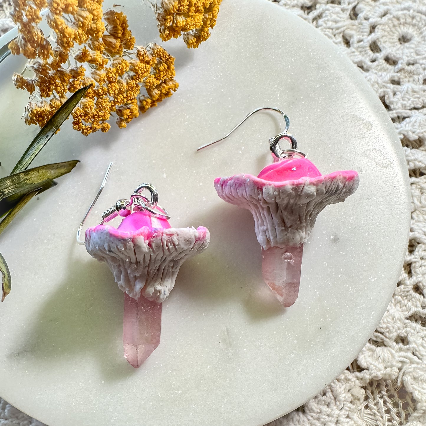 Mushroom Earrings: Click Drop Down For Different Styles