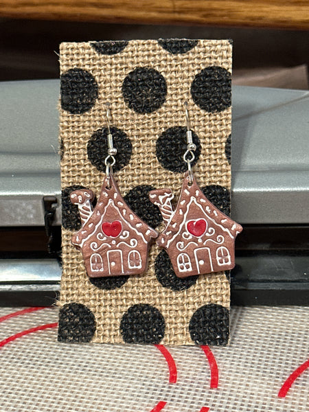 Christmas Clay Earrings