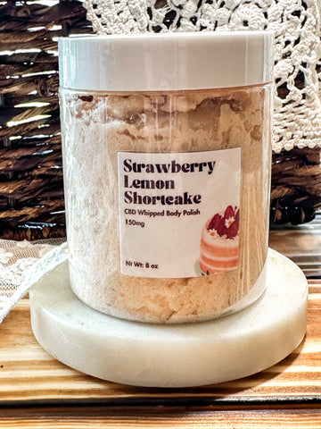 Strawberry Lemon Shortcake 🍰 CBD Whipped Body Polish