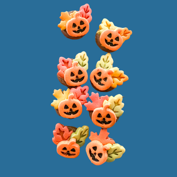 Autumn Jack-O-Lanterns Studs