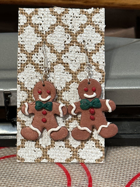Christmas Clay Earrings
