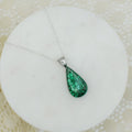 Malachite Pendant Necklace