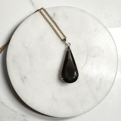 Smoky Quartz Pendant Necklace