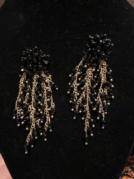 Seed Bead Pierced Post Back Earrings