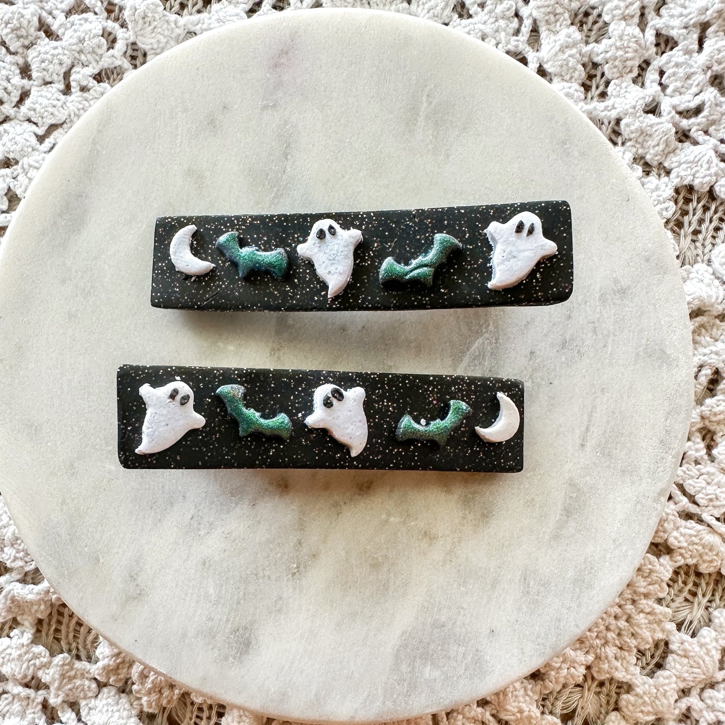 Polymer Clay Hair Clips