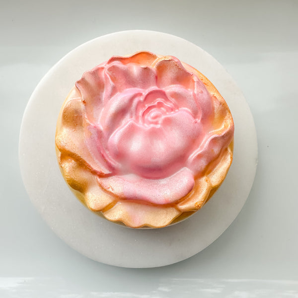 Peony Round: Goat Milk Hemp Soap
