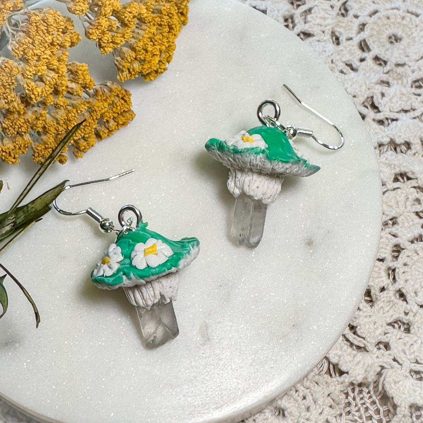 Mushroom Earrings: Click Drop Down For Different Styles