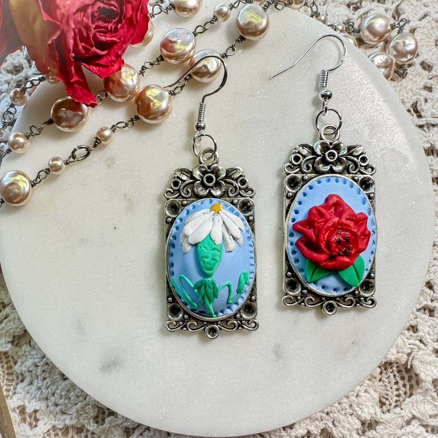 Characters of Wonderland & Tea Party Cameo Jewelry