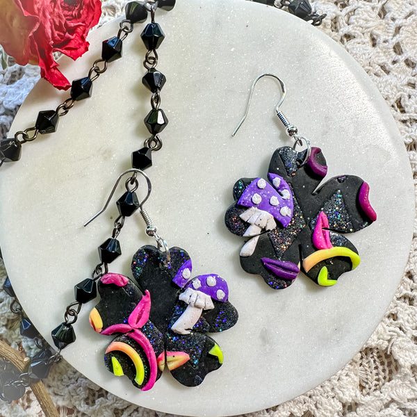 Crazy Cheshire Cat Earrings