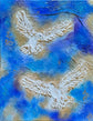 Peace On Earth: Mixed Media Doves