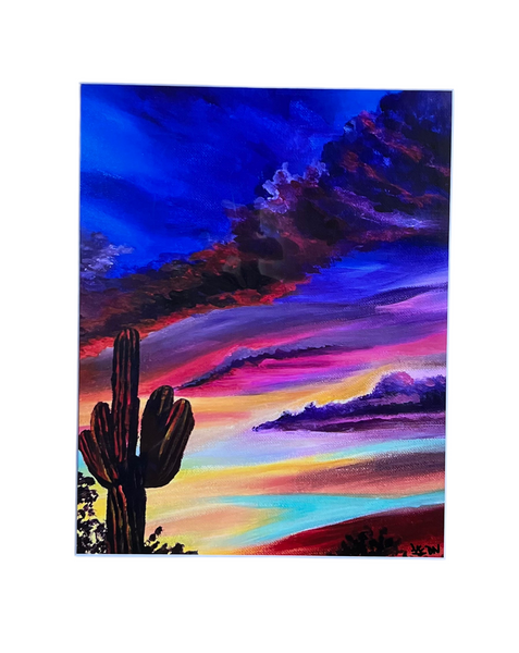 The Desert Speaks Art Print