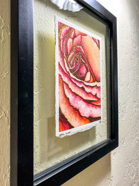 Sweetness & Strength: Framed Original Watercolor