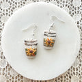 Rustic Autumn Sunflower Coffees: Click Drop Down For Different Styles