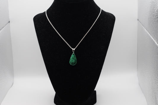 Malachite Pendant Necklace