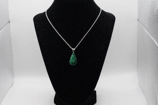 Malachite Pendant Necklace