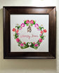 Custom Watercolor: Baby Namesake Wreath or Monogram