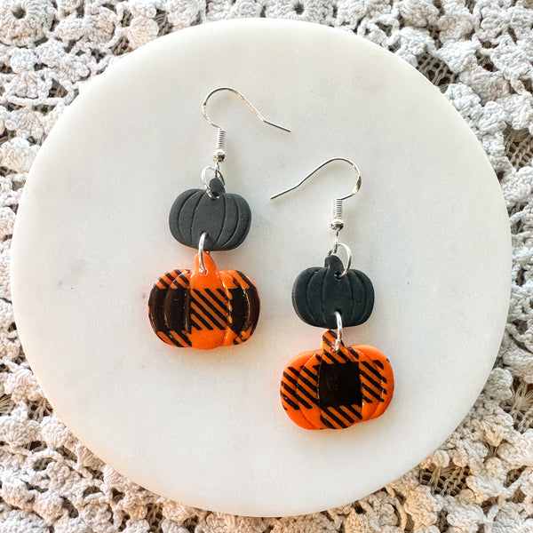 Pumpkin Dangles and Hoops