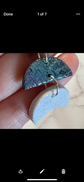 Multicolored Moon Phase Statement Earrings