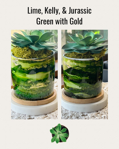 Hand Painted Succulent Plant Pots