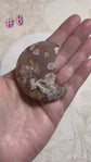 Flower Blossom Agate Moon Palm Stones (Batch 2)