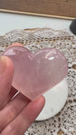 Rose Quartz Heart Carving