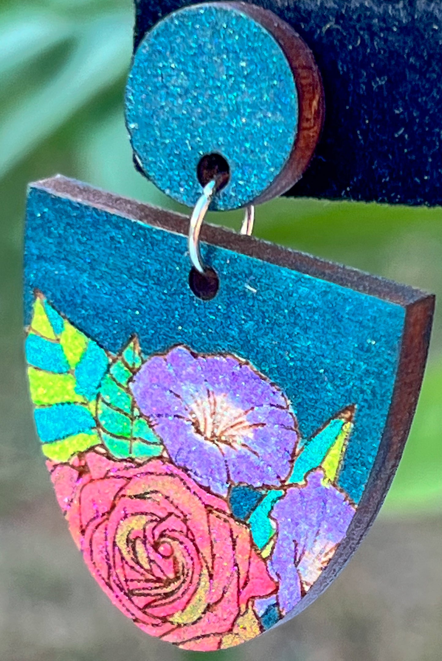 Retro Floral Postbacks: Click Drop Down For Different Styles