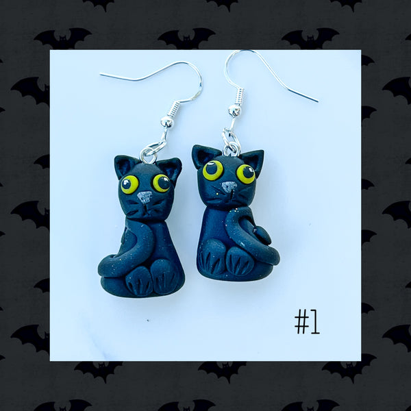 Black Cat Dangles