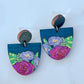 Retro Floral Postbacks: Click Drop Down For Different Styles