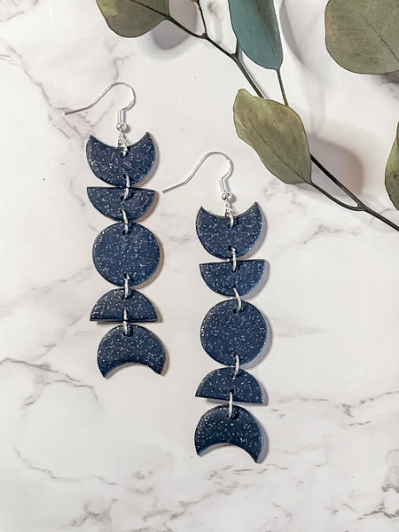 Moon Phase Statement Earrings