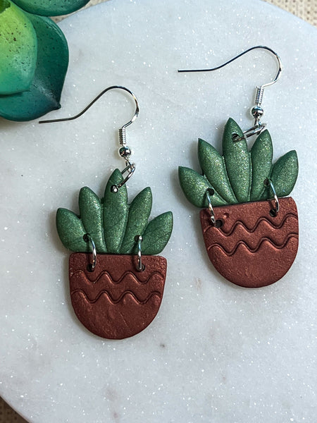 Succulent & Cacti Earrings