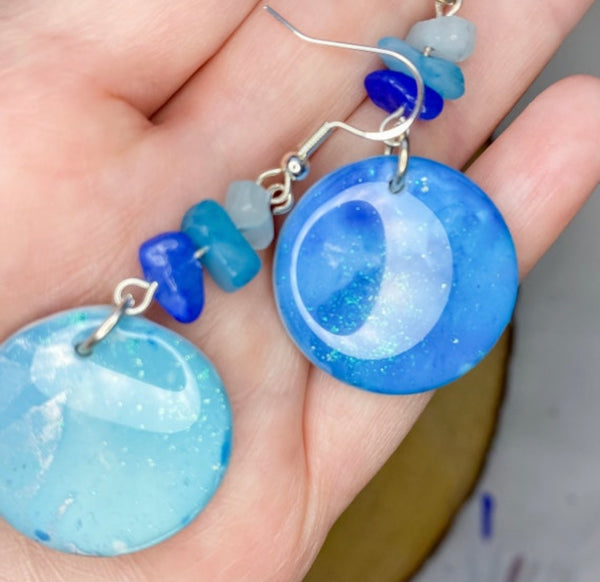 Daydreaming Blue Quartz Dangles