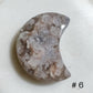Flower Blossom Agate Moon Palm Stones