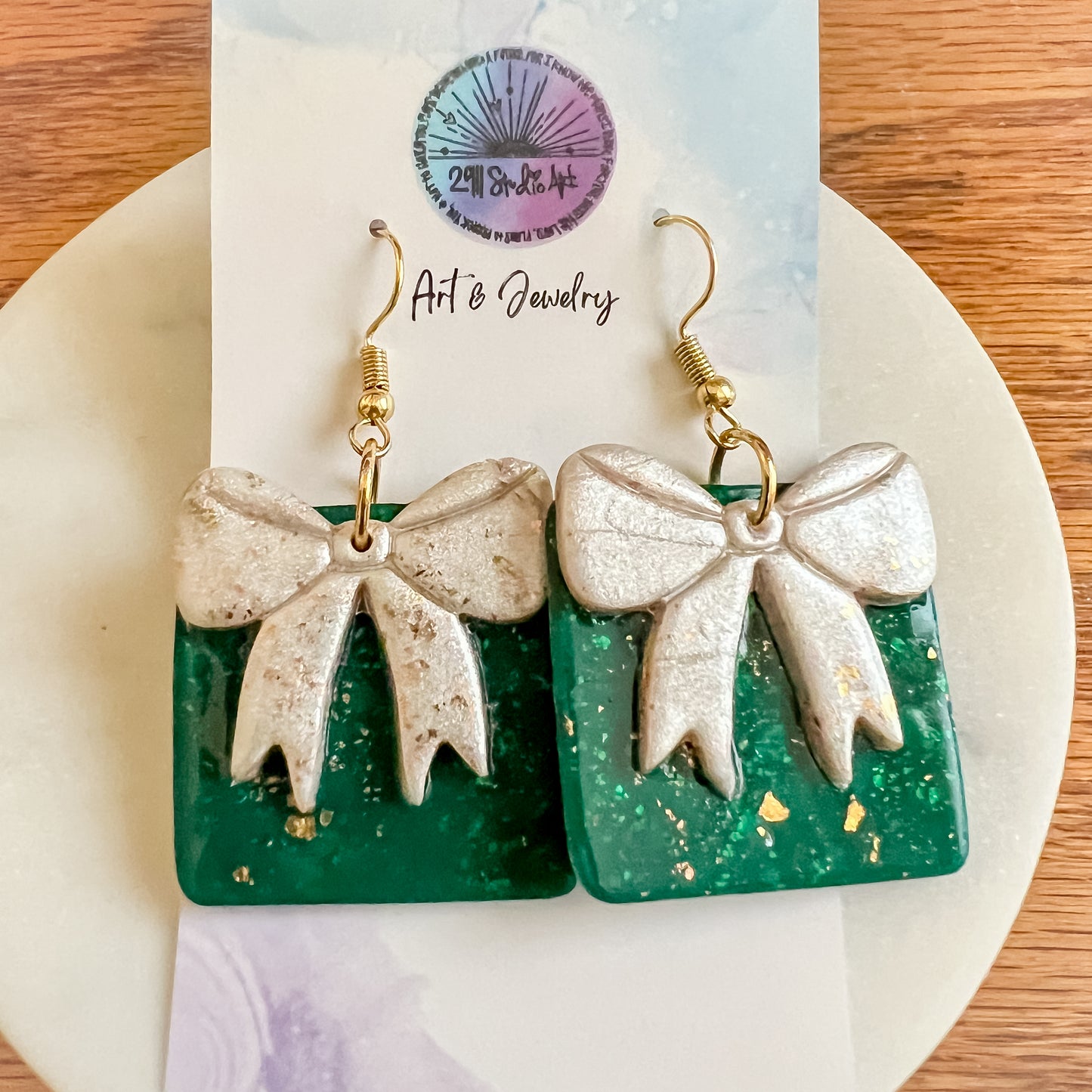 Christmas Clay Earrings