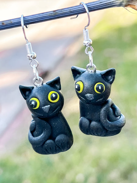 Black Cat Dangles