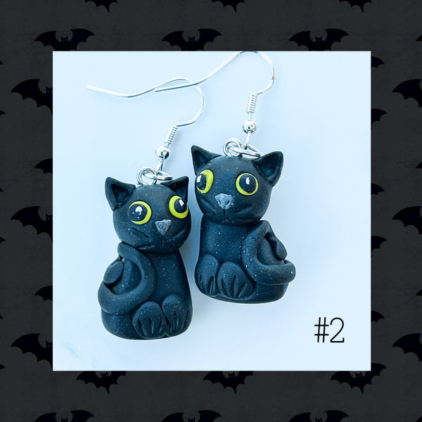 Black Cat Dangles