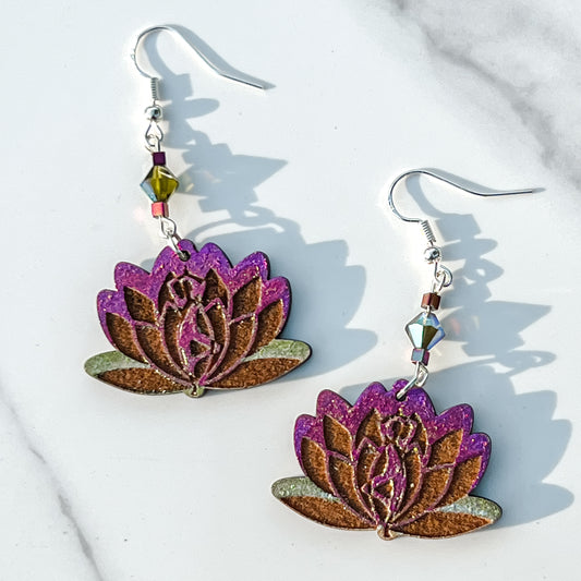 Dancing Lotus Dangles