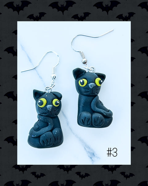 Black Cat Dangles